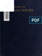 Poems Selected From Karamzin, Pushkin, Tyutchev, Lermontov, Count A. Tolstoy, Nikitin, Pleshcheyev, Nadson, and Sologub ( (1917-) )