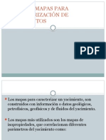 Tipos de Mapas Para Caracterización de Yacimientos