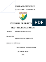 Informe de Practicas Sonia