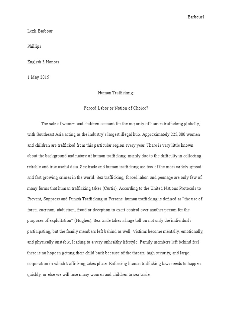 Research Paper on Sex Trafficking | blogger.com