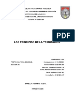 Los Principios de La Tributacion