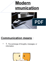 Modern Communication