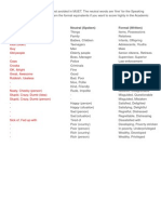 Formal Language in Muet