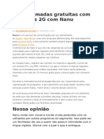 Faça Chamadas Gratuitas Com Conexões 2G Com Nanu