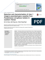 Detection and Characterization of Class 1 Integron-Associated Gene Cassettes From Pseudomonas Aeruginosa Isolates in Southern Taiwan