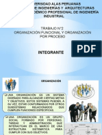 Organización Funcional y Organización Por Proceso