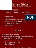 appendix 1 - christian ethics