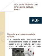 La Relación de La Filosofía Con Otras Ramas