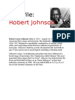 Robert Johnson Fact File