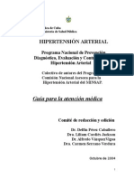 Guia Cubana de Tratamiento para La Hipertension Arterial