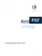 RHRC 2014 Accomplishment Report