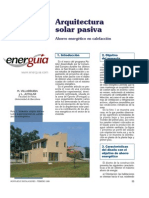 Arquitectura Solar Pasiva. Ahorro Energético en Calefacción