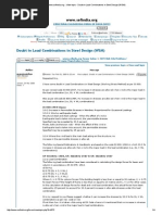 Doubt in Load Combinations in Steel Design (WSM) : Search