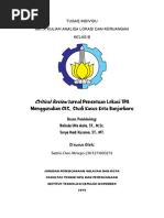 Download Satrio DWi A_3612100021_CriRev Jurnal Penentuan Lokasi TPA Kota Banjarbaru Menggunakan SIG by Satrio Dwi Atmojo SN265839109 doc pdf