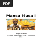 Mansa Musa I: Dr. Joann Watts-Sietas, PH.D., Consulting Editor