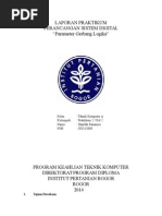 Download Laporan - Parameter Gerbang Logika by hannisaHR SN265843949 doc pdf