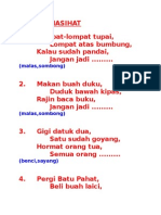 PANTUN NASIHAT