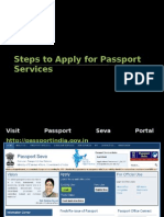 Steps To Apply For Passport Services