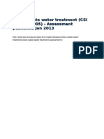 Urban Waste Water Treatment (CSI 024/WAT 005) - Assessment Published Jan 2013