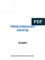 Verificação Da Segurança para A Acção Do Fogo (IST)