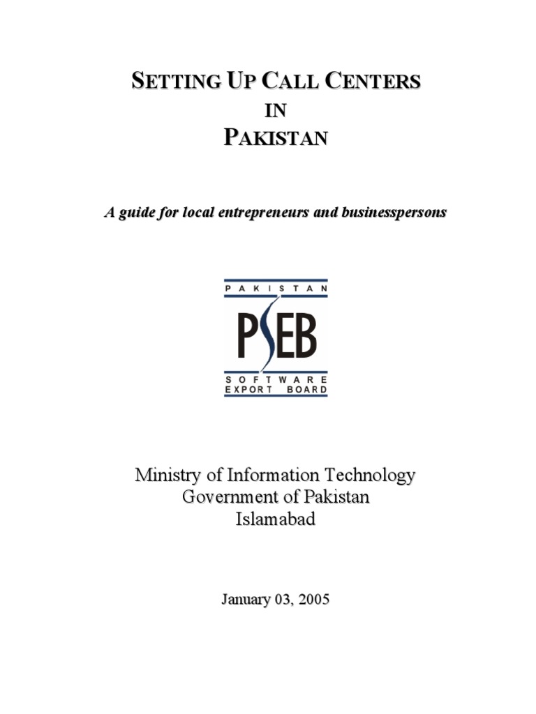 call center business plan in pakistan