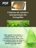 Criterios Para Estudo Do Evangelho