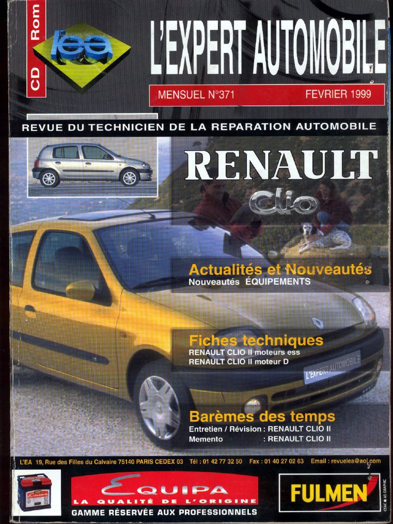 RTA118 RENAULT CLIO II PHASE 1 ET 2 DIESEL 03/1998-07/2006 -  Livres/Cahiers/Manuels Techniques
