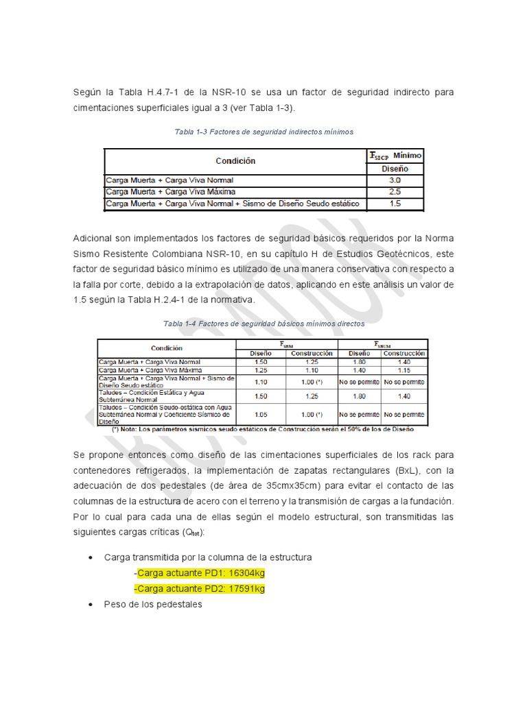 Reefer Rack v2 (3) 55 | PDF | Fundación (Ingeniería) | Infraestructura