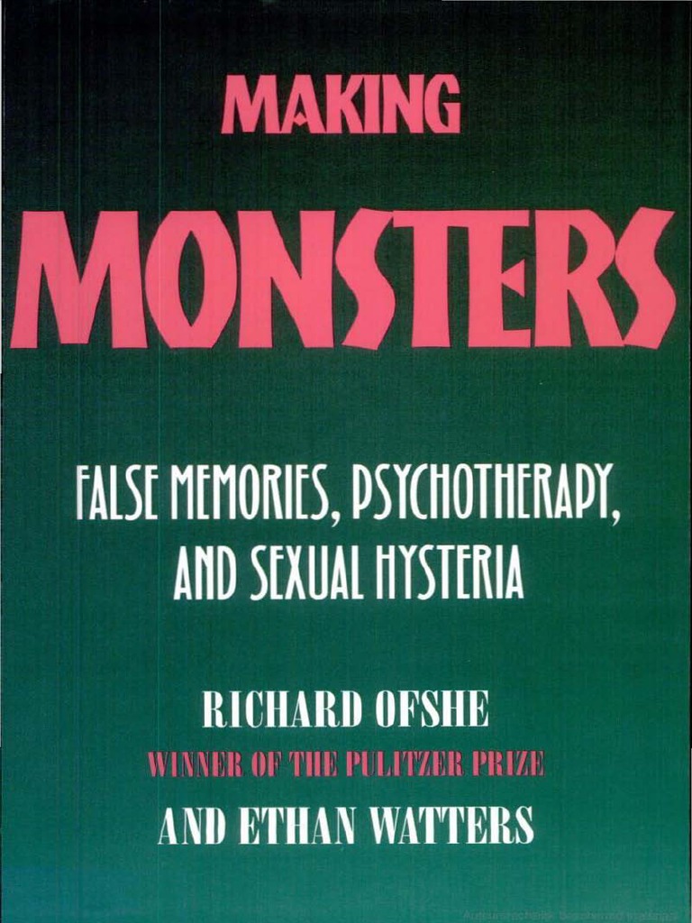 Making Monsters | PDF | Psychotherapy | Rape