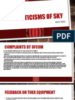 sky complaints and feedback
