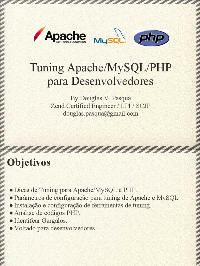 Tuning de Apache, MySQL e PHP | PDF | Servidor HTTP Apache | Php