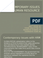 Contemporary Issues in Human Resource: Amit Goyal 63 Purab Malhotra 74 Akanksha Khanna 75 Sugandha Vidge 80