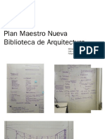 Plan Maestro Biblioteca de Arquitectura