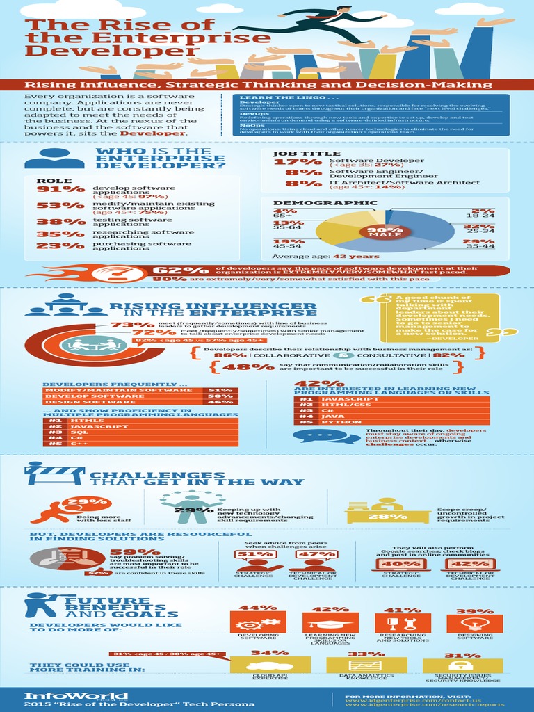 The Rise of the Developer Infographic  Software Development  Software