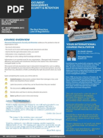 Document Management, Security & Retention 02 - 03 Sept 2015 Kuala Lumpur / 07 - 08 Sept 2015 Jakarta