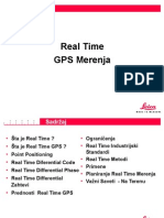 Real Time GPS Merenja