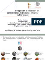 Nuevas Tecnologías en El Estudio de Los Contaminantes Microbianos en Aguas Subterráneas