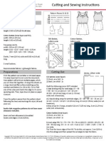 Dress Cutting and Sewing Instructions Original