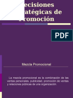 Decision de Estrategia Promocional