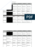 Gymnastics Schedule