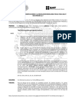 Tercera Resolución de Modificaciones a la Resolución Miscelánea Fiscal para 2015.