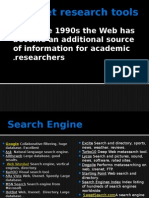 Internet Research Tools