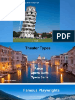 A Report On Italian Theater