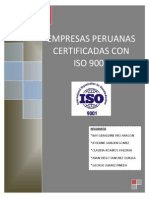 Empresas Certificadas en El Peru PDF