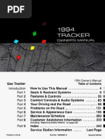 Download 1994 Chevrolet Tracker Owners by Oz Garcia SN265904195 doc pdf