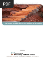 Ten Lessons On Biblical Principles of Financial Stewardship