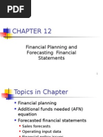 Ch.12 - 13ed Fin Planning & Forecasting