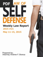 Download 2015 21 Self Defense Weekly Law Report by Law of Self Defense SN265909336 doc pdf