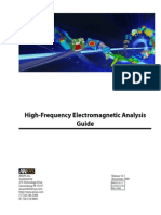 Ansys - High frequenty magnetic