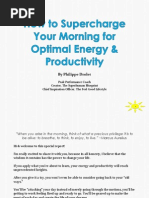 How To Supercharge Your Morning